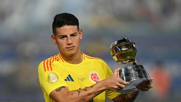 James Rodríguez, el mejor jugador de la Copa América