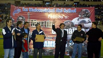 FUTBOL MEXICANO CLAUSURA 2003
MEXSPORT DIGITAL IMAGE
15 March 2003: General view of Martin Gramatica of Tampa Bay in the tribute of Pachuca and Necaxa,during the week 10 of the Mexican Soccer./Vista general de Martin Gramatica de Tampa Bay en el homenaje de Pachuca y Necaxa,durante la semana 10 del Futbol Mexicano.MEXSPORT/OMAR MARTINEZ
