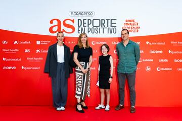 Virginia Torrecilla (futbolista), Tomás Bellas (jugador de baloncesto), Dra. Aurora Rodríguez Pérez (Jefa de Servicio de Oncología Radioterápica del Hospital Ruber Internacional) y Marina Díaz (futbolista).