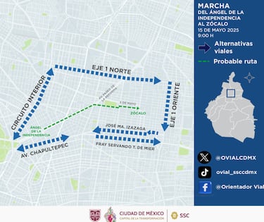 Megamarcha por el Día del Maestro este 15 de mayo: ruta, calles cerradas y alternativas viales en CdMx