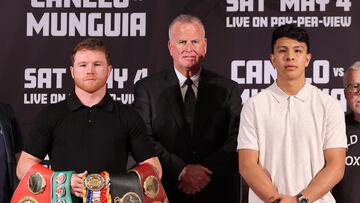 ¿Qué cinturones estarán en juego para la pelea Canelo Álvarez vs Jaime Munguía?